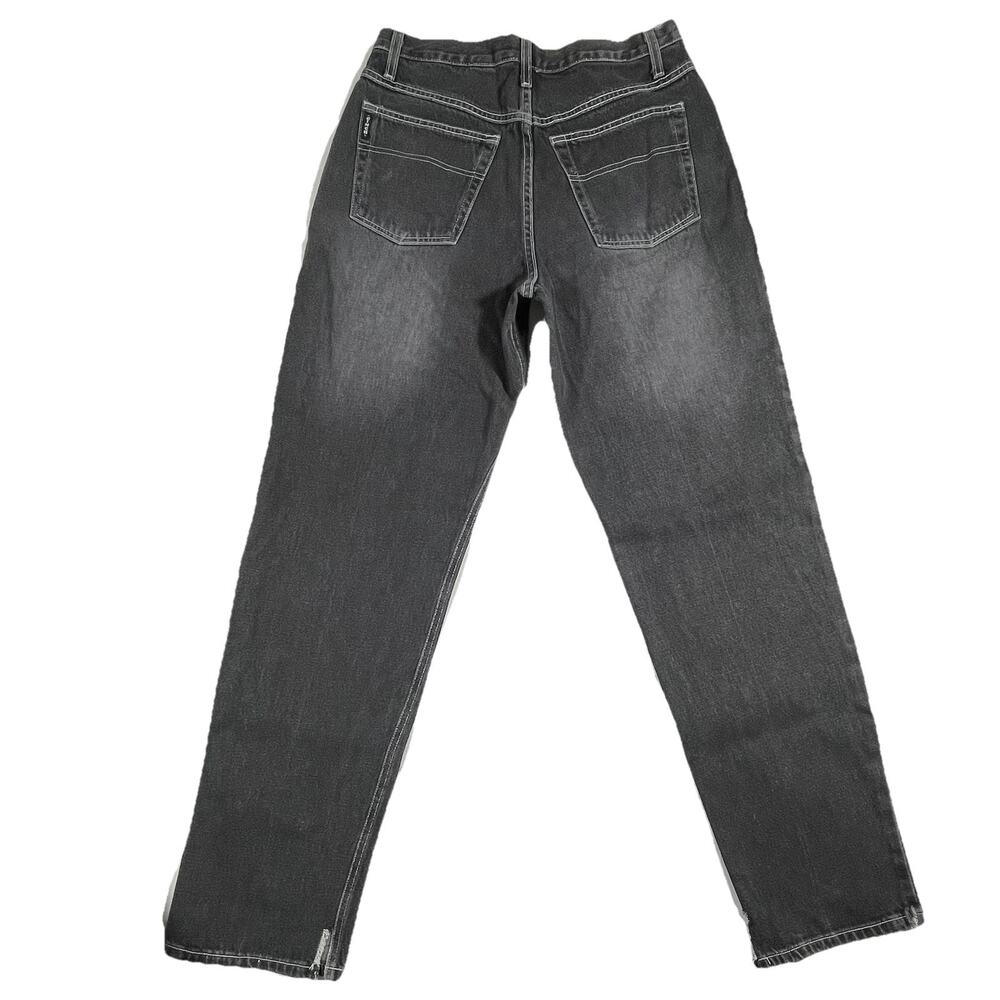 Vintage Cinch Black Wash Bootcut Jeans Mens 31x34 Western Cowboy Y2K